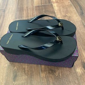 Tory Burch Original cut-out Wedge Flip Flop